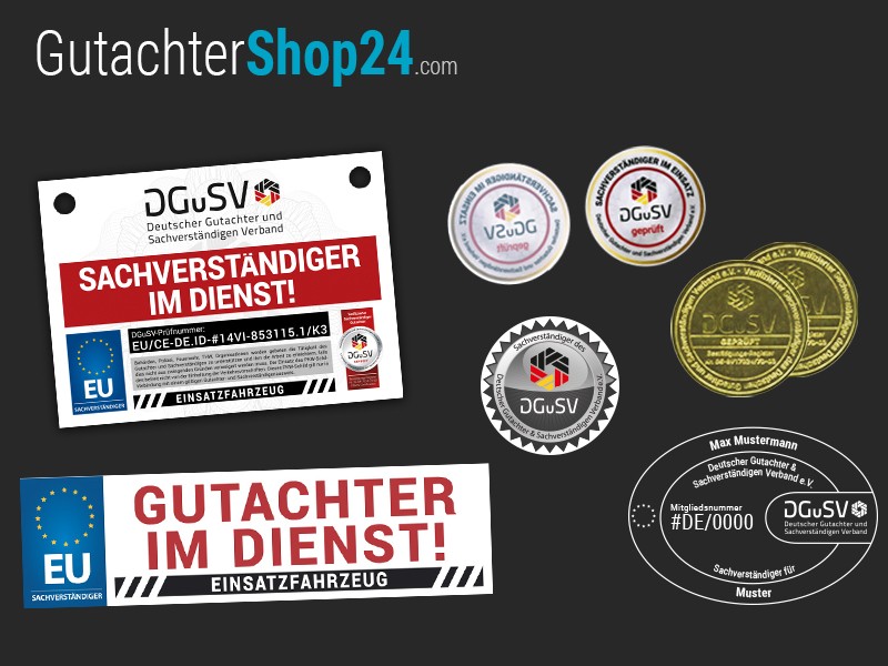 DGuSV Starterset » Gutachtershop - Print- und Webprodukte